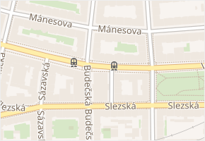Slezská v obci Praha - mapa ulice