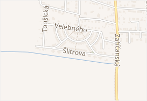 Šlitrova v obci Praha - mapa ulice