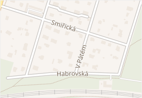 Smiřická v obci Praha - mapa ulice