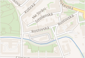 Smolenská v obci Praha - mapa ulice