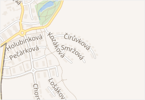 Smržová v obci Praha - mapa ulice