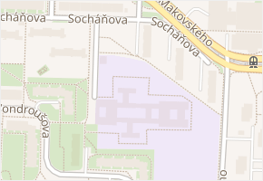 Socháňova v obci Praha - mapa ulice