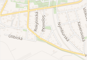 Sojovická v obci Praha - mapa ulice