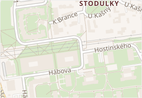 Šostakovičovo náměstí v obci Praha - mapa ulice