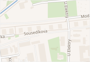 Sousedíkova v obci Praha - mapa ulice