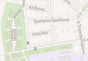 Špačkova v obci Praha - mapa ulice
