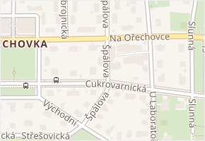 Špálova v obci Praha - mapa ulice