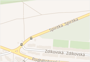 Spiritka v obci Praha - mapa ulice