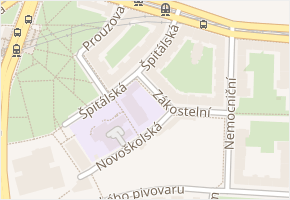 Špitálská v obci Praha - mapa ulice