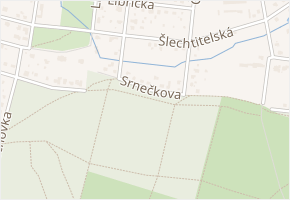 Srnečkova v obci Praha - mapa ulice