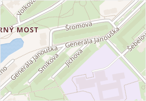 Šromova v obci Praha - mapa ulice