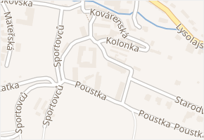 Starodvorská v obci Praha - mapa ulice