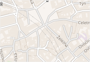 Staroměstské náměstí v obci Praha - mapa ulice