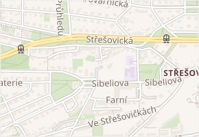 Starostřešovická v obci Praha - mapa ulice