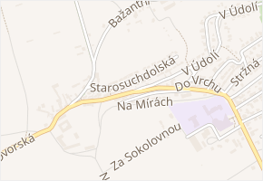 Starosuchdolská v obci Praha - mapa ulice
