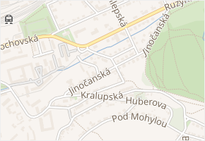 Statenická v obci Praha - mapa ulice