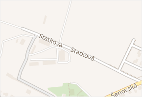 Statková v obci Praha - mapa ulice