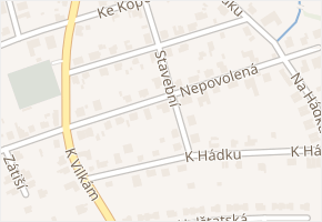 Stavební v obci Praha - mapa ulice