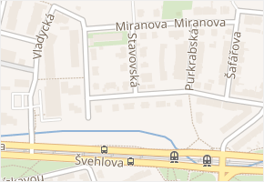 Stavovská v obci Praha - mapa ulice