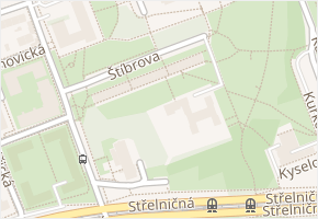 Štíbrova v obci Praha - mapa ulice