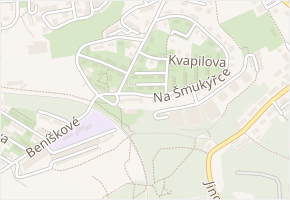 Strakatého v obci Praha - mapa ulice