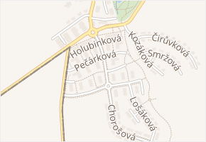 Strakošová v obci Praha - mapa ulice