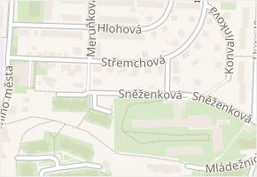 Střemchová v obci Praha - mapa ulice