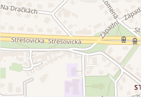 Střešovická v obci Praha - mapa ulice