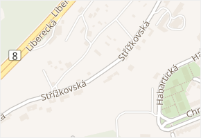 Střížkovská v obci Praha - mapa ulice