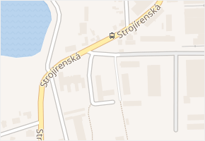 Strojírenská v obci Praha - mapa ulice
