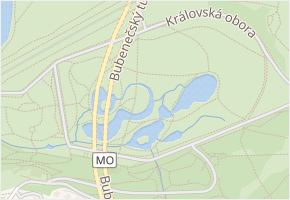 Stromovka v obci Praha - mapa ulice