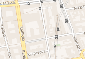 Stroupežnického v obci Praha - mapa ulice