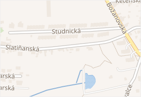 Studnická v obci Praha - mapa ulice