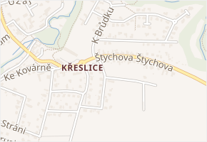 Štychova v obci Praha - mapa ulice