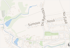 Sumova v obci Praha - mapa ulice