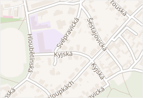 Svépravická v obci Praha - mapa ulice