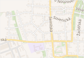 Svijanská v obci Praha - mapa ulice
