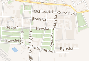 Svitavská v obci Praha - mapa ulice