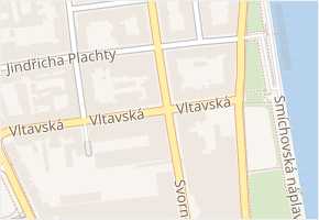 Svornosti v obci Praha - mapa ulice