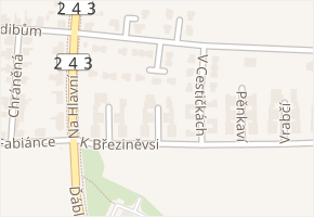 Sýkorčí v obci Praha - mapa ulice