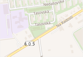 Tasovská v obci Praha - mapa ulice