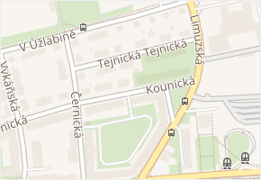 Tejnická v obci Praha - mapa ulice