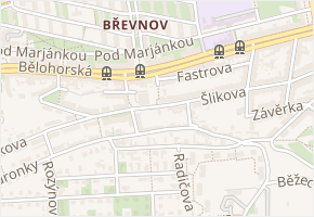 Tejnka v obci Praha - mapa ulice