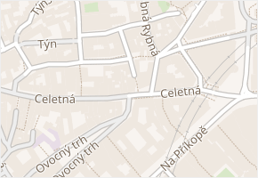 Templová v obci Praha - mapa ulice