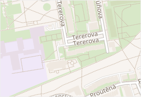 Tererova v obci Praha - mapa ulice