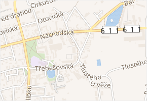 Tlustého v obci Praha - mapa ulice