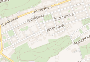 Tovačovského v obci Praha - mapa ulice