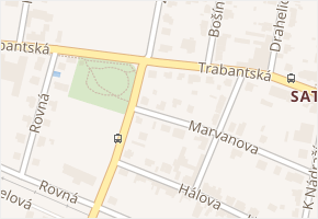 Trabantská v obci Praha - mapa ulice