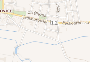 Travnatá v obci Praha - mapa ulice