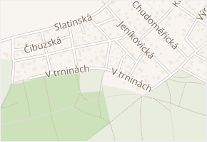 Trávnická v obci Praha - mapa ulice